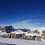 Le dolomiti in Val di Fassa