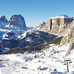 Le dolomiti in Val di Fassa