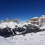 Le dolomiti in Val di Fassa