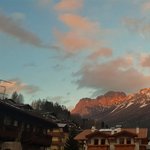 Enrosadira - La magia del tramonto ci sorprende ogni sera dalla terrazza del nostro Hotel.