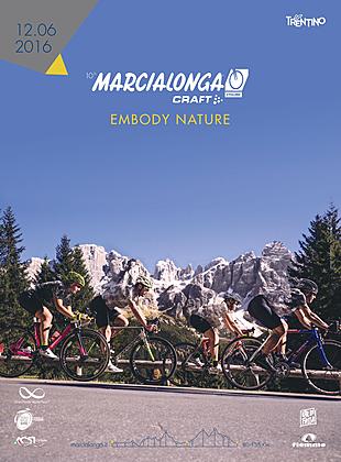 LA CAMPAGNA PROMOZIONALE DELLA MARCIALONGA CYCLING CRAFT 2016: EMBODY NATURE