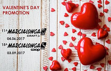 VALENTINE'S DAY: 20 EURO DISCOUNT ON THE REGISTRATION IN PAIRS